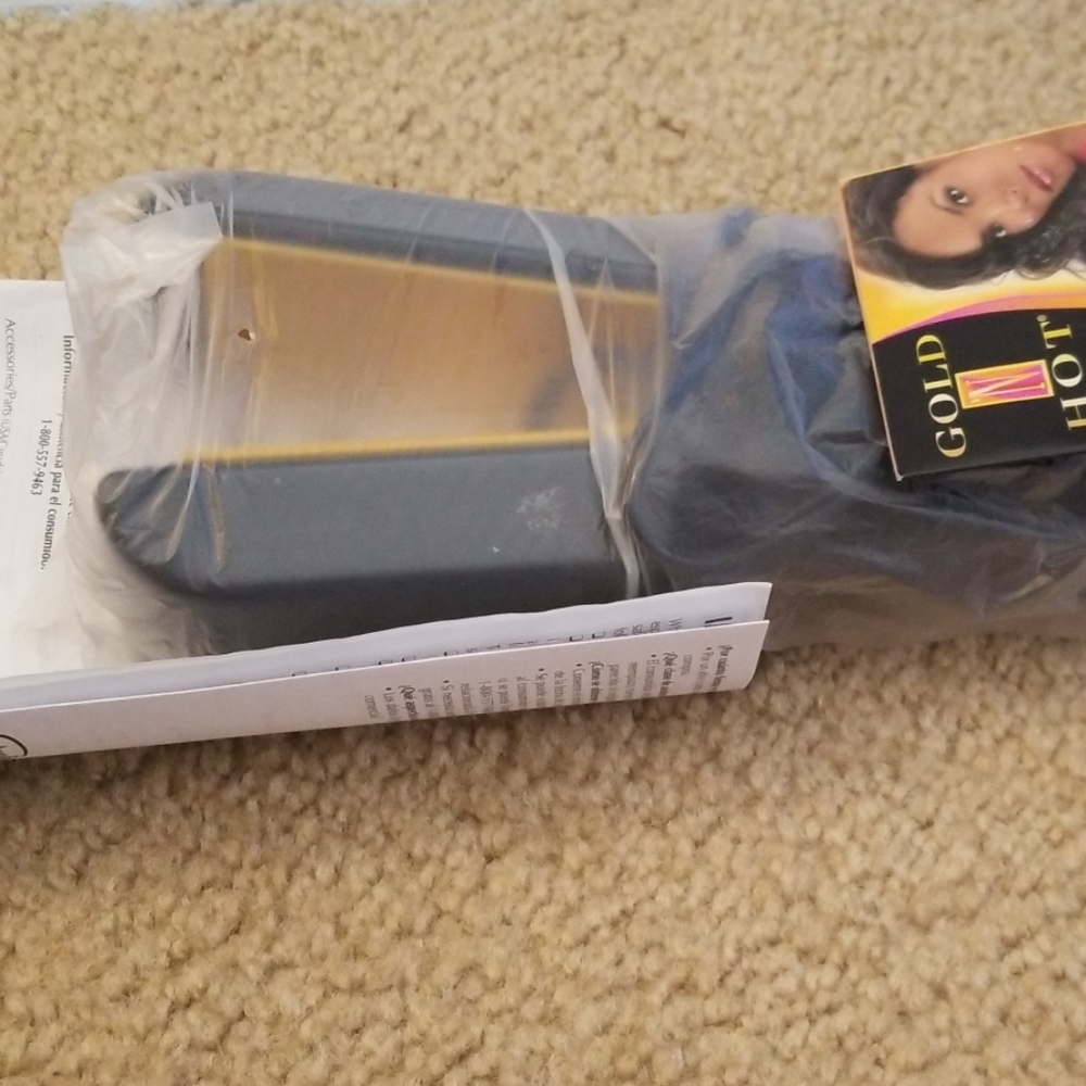 Gold n Hot straightening flat iron Hair